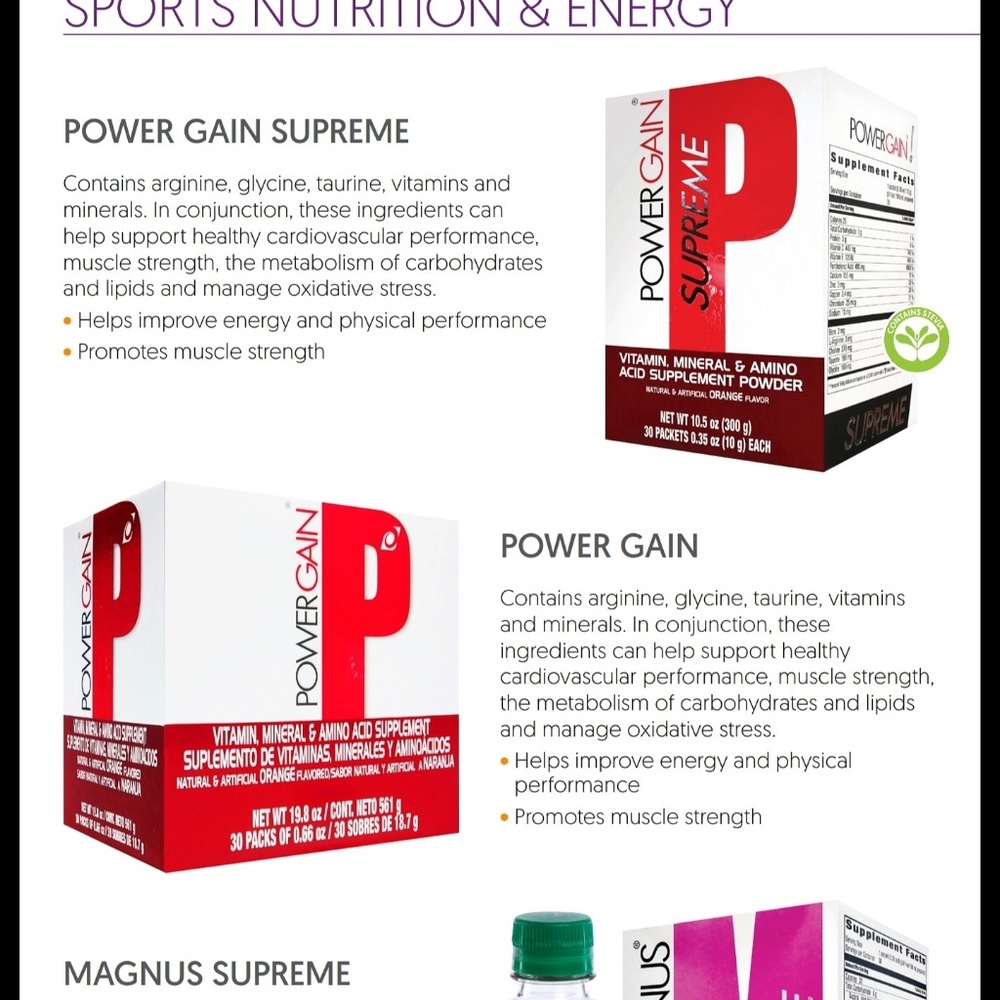 Healthy nutritional herbal and organic products